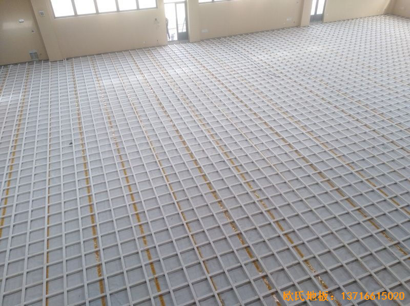 上海嘉定區(qū)大居小學(xué)運動地板施工案例