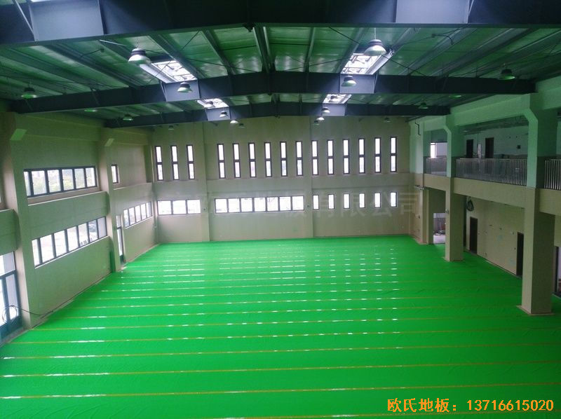 上海嘉定區(qū)大居小學(xué)運動地板施工案例