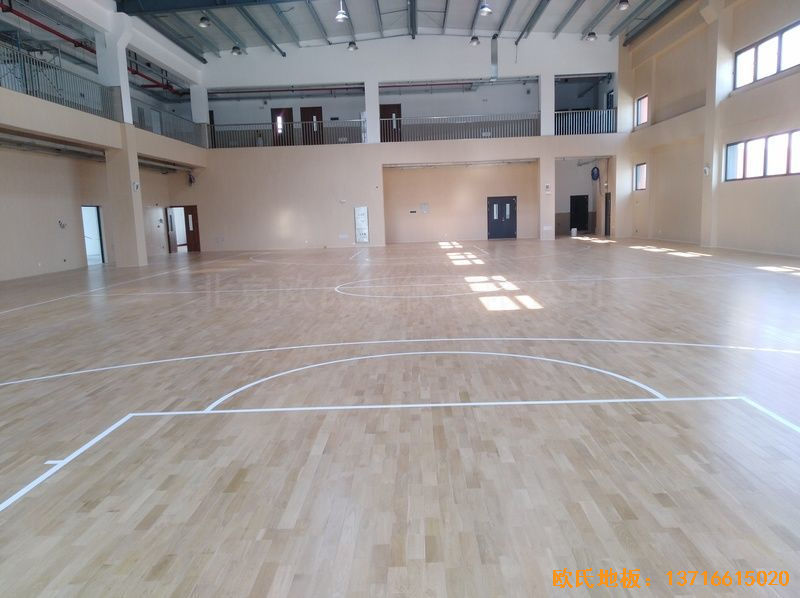 上海嘉定區(qū)大居小學(xué)運動地板施工案例