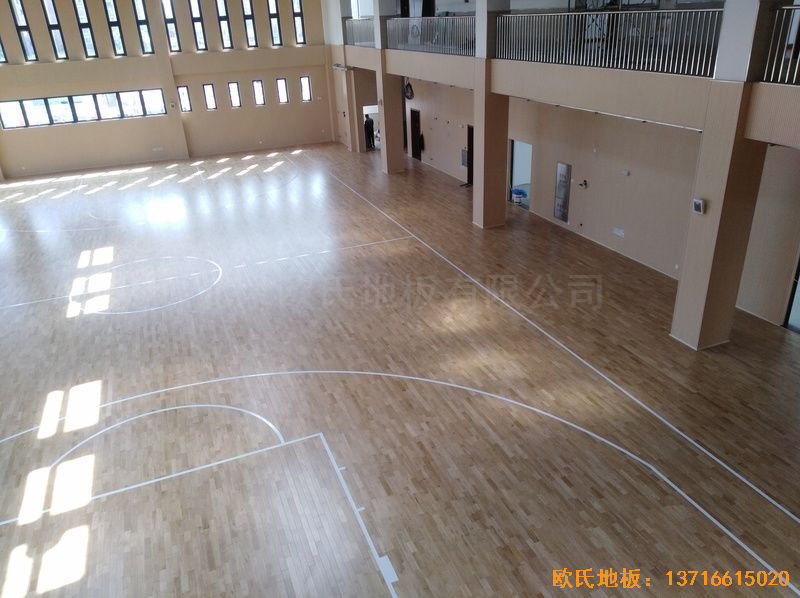 上海嘉定區(qū)大居小學(xué)運動地板施工案例