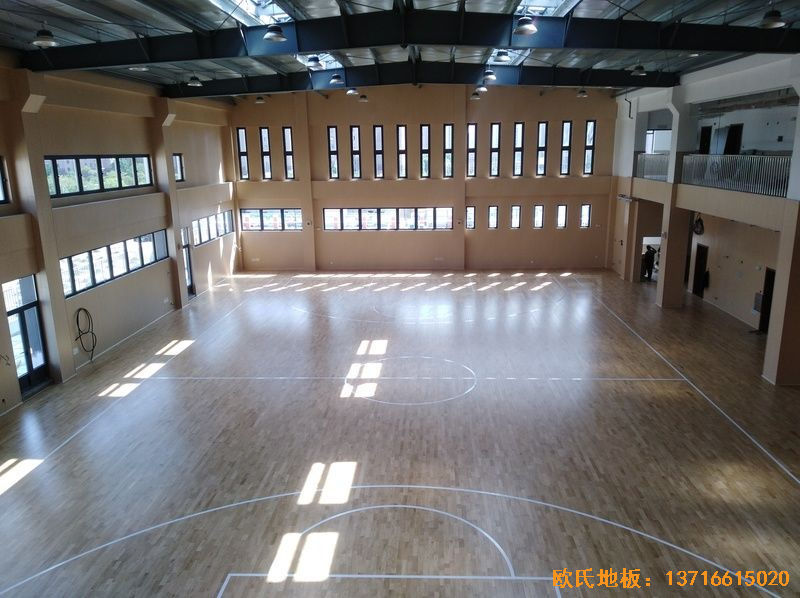 上海嘉定區(qū)大居小學(xué)運動地板施工案例