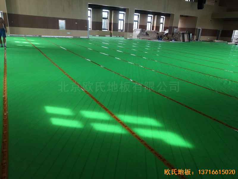 南京埔口區(qū)實(shí)驗(yàn)小學(xué)體育木地板鋪裝案例