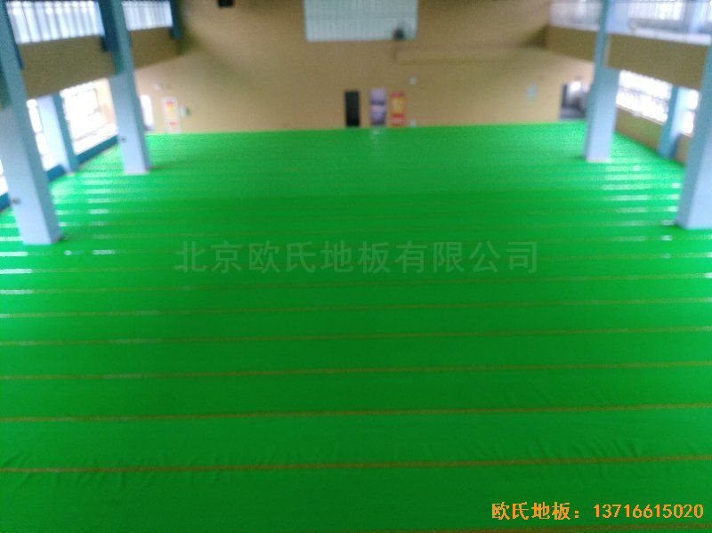 安徽合肥第十一中學(xué)運動地板鋪裝案例