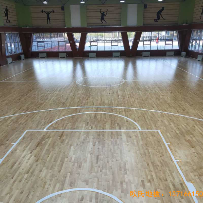 山西晉中榆次王湖小學(xué)運(yùn)動地板鋪裝案例