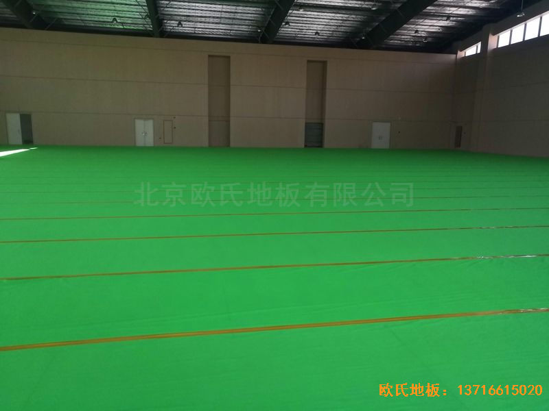 廣州永順大道鐵英中學(xué)體育地板施工案例