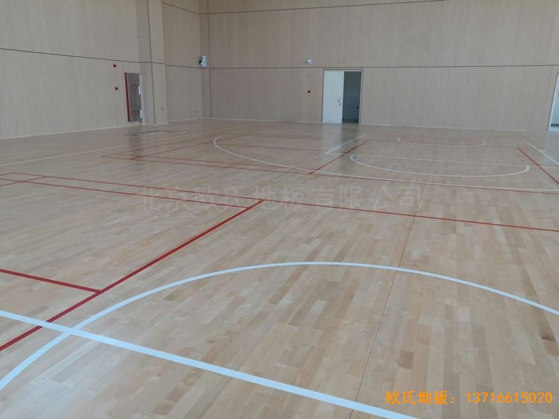 廣州永順大道鐵英中學(xué)體育地板施工案例