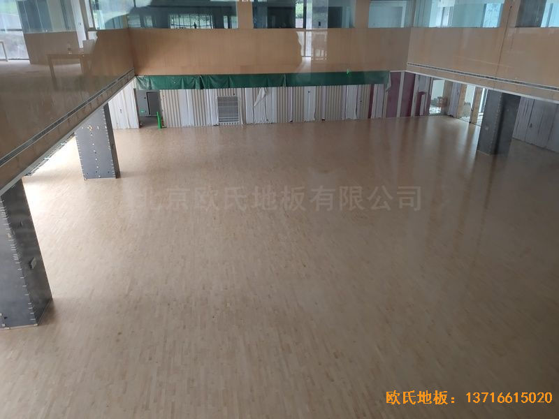 杭州26號地商務(wù)金融運動地板安裝案例