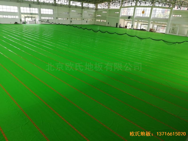 武漢體育學(xué)院運動木地板施工案例
