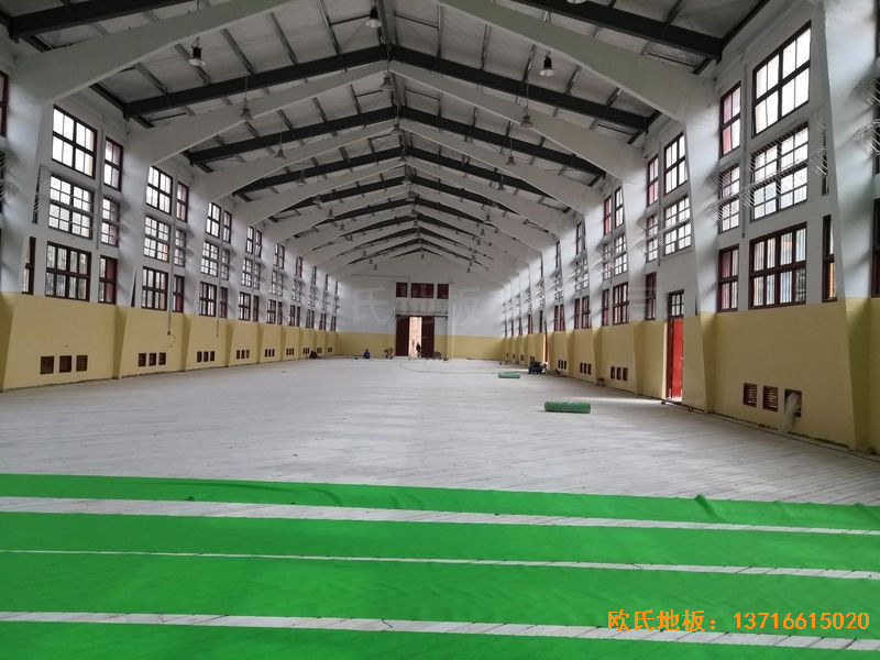 福建中國女排中國隊訓練基地排球場館體育地板鋪設案例
