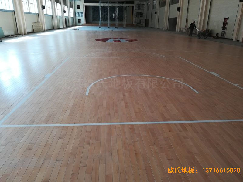 陜西榆林神木何家塔煤礦運(yùn)動(dòng)木地板安裝案例