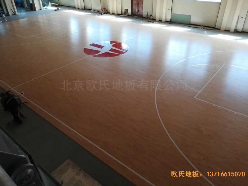 陜西榆林神木何家塔煤礦運(yùn)動(dòng)木地板安裝案例