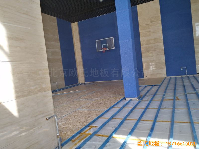 內(nèi)蒙古赤峰中國稅務(wù)總局職工活動中心運動地板施工案例