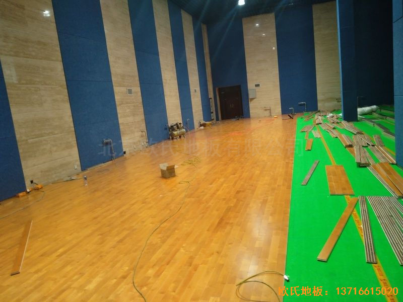 內(nèi)蒙古赤峰中國稅務(wù)總局職工活動中心運動地板施工案例