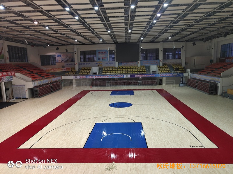 廣西桂林龍勝縣民族體育館運動地板鋪裝案例4