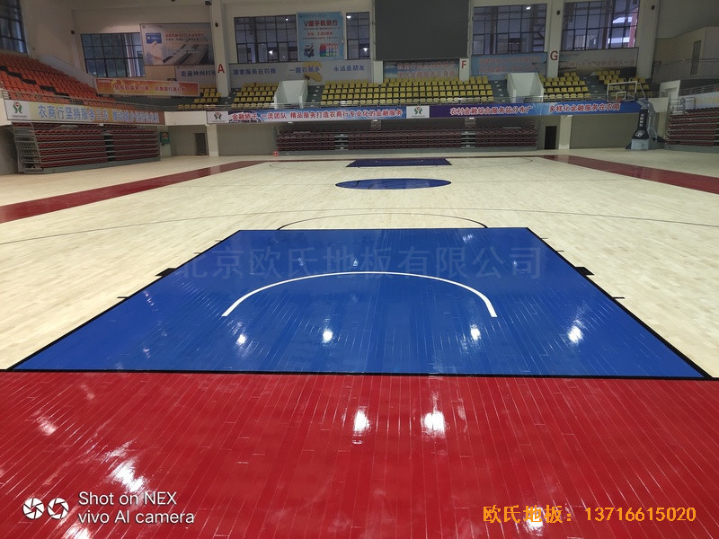 廣西桂林龍勝縣民族體育館運動地板鋪裝案例5
