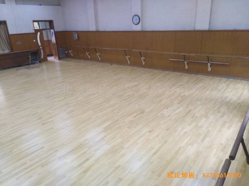 北京舞蹈學院運動地板鋪設案例4