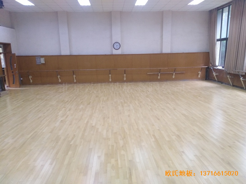 北京舞蹈學院運動地板鋪設案例5