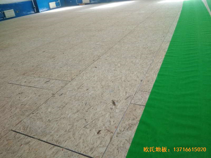 山西陽泉退休黨支部活動(dòng)中心運(yùn)動(dòng)地板鋪裝案例2