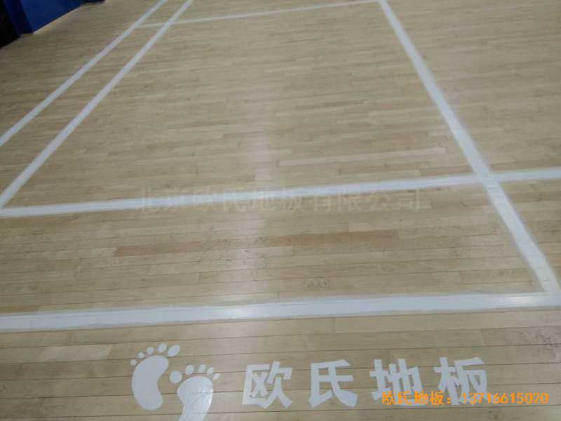 山西陽泉退休黨支部活動(dòng)中心運(yùn)動(dòng)地板鋪裝案例4
