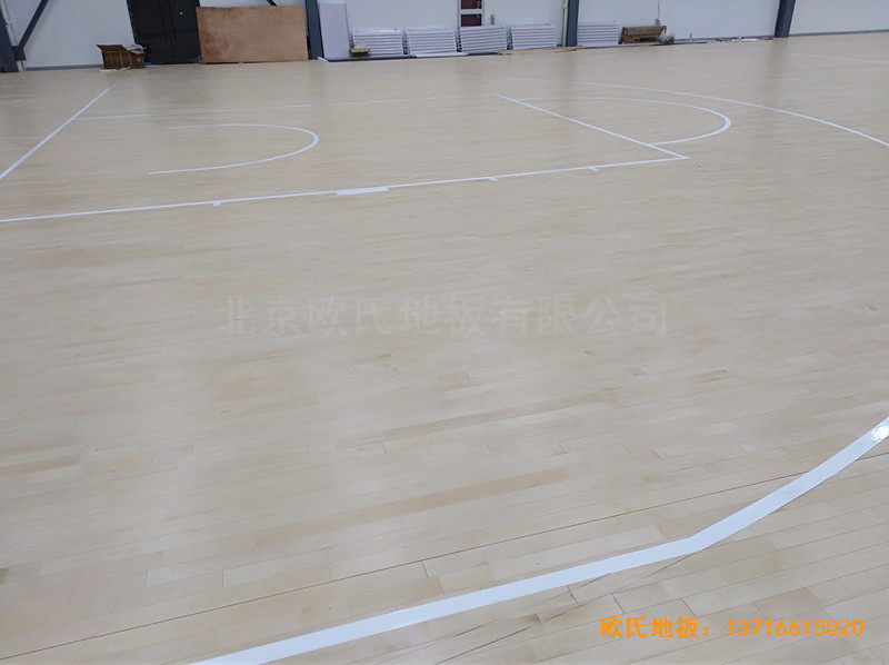 杭州蕭山電力分公司文體中心體育木地板鋪設(shè)案例3