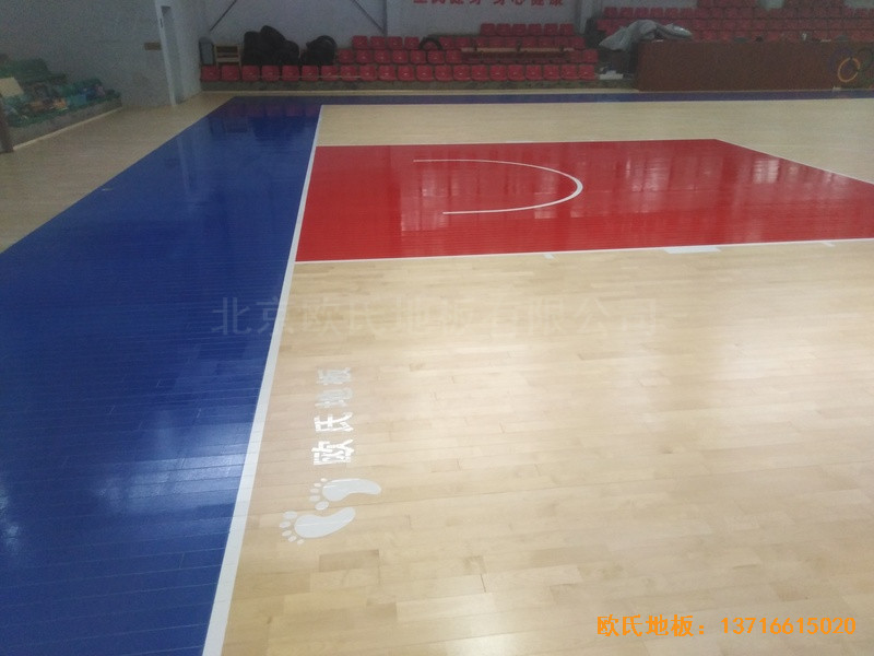 江西宜春公路局體育館體育地板安裝案例4