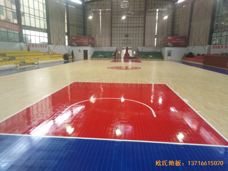 江西宜春公路局體育館體育地板安裝案例6