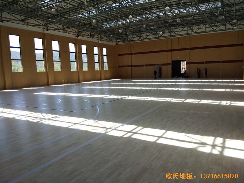 浙江德清縣三合體藝館運(yùn)動地板安裝案例4