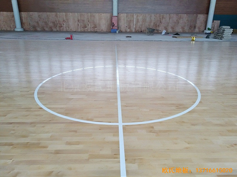 深圳南山區(qū)體育文化公園運動地板安裝案例4