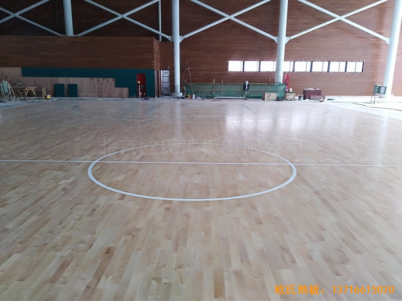 深圳南山區(qū)體育文化公園運動地板安裝案例5