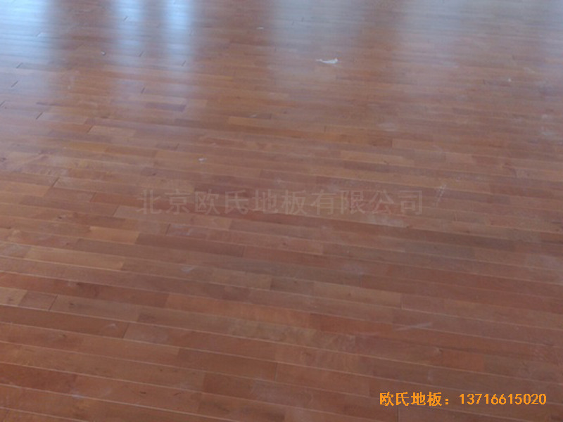 甘肅天水清水縣農(nóng)業(yè)學(xué)院籃球館體育地板安裝案例4