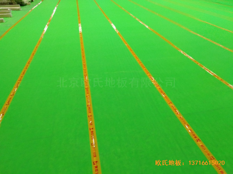 南京樂活體育館體育地板鋪設(shè)案例3
