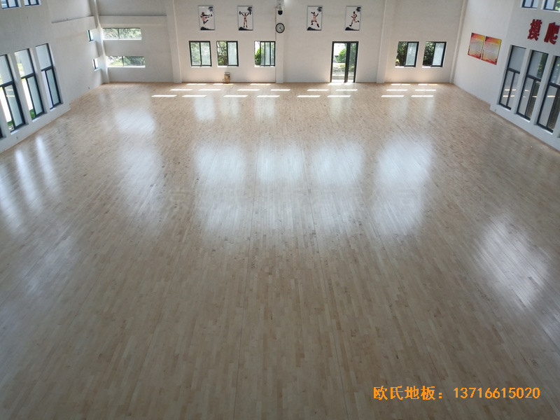 寧波中國(guó)石油儲(chǔ)蓄基地運(yùn)動(dòng)館運(yùn)動(dòng)木地板安裝案例5